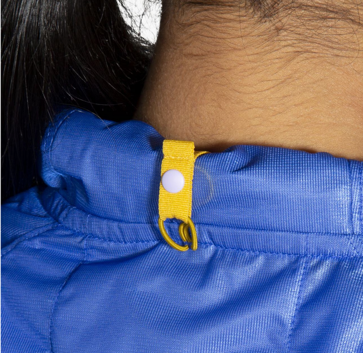 Brooks Womens All Altitude Jacket- Bluetiful/Golden Hour