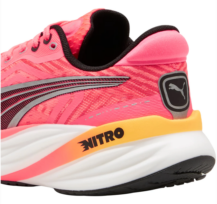 Puma Womens Magnify NITRO 2 Tech - Sunset Glow/Sunset Stream/Puma White - Neutral