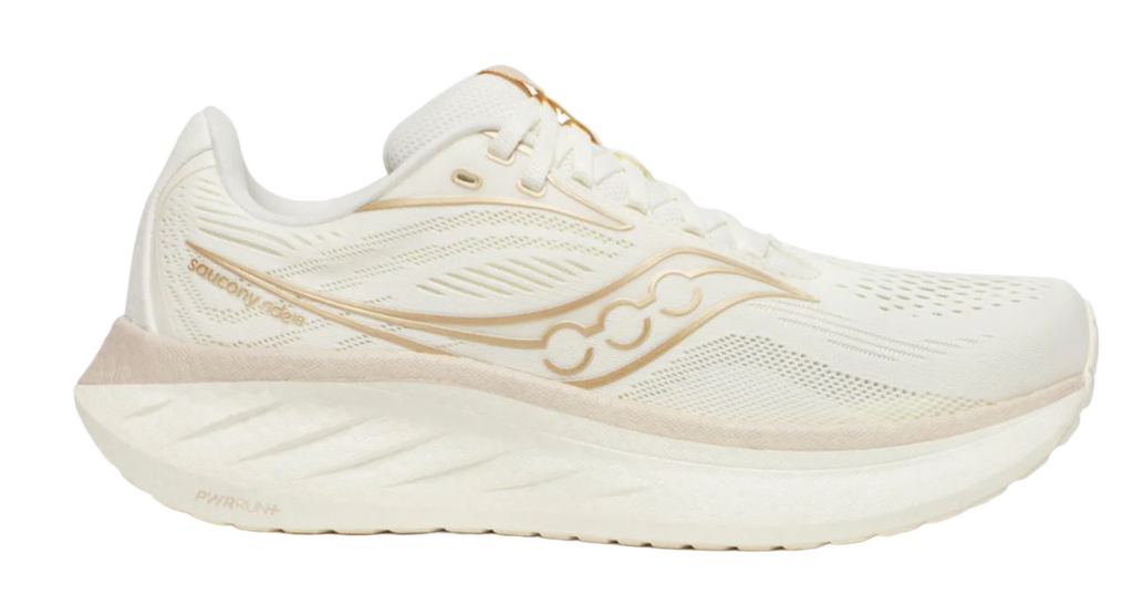 Saucony Womens Ride 18 Vanilla Neutral SS25 Run North West