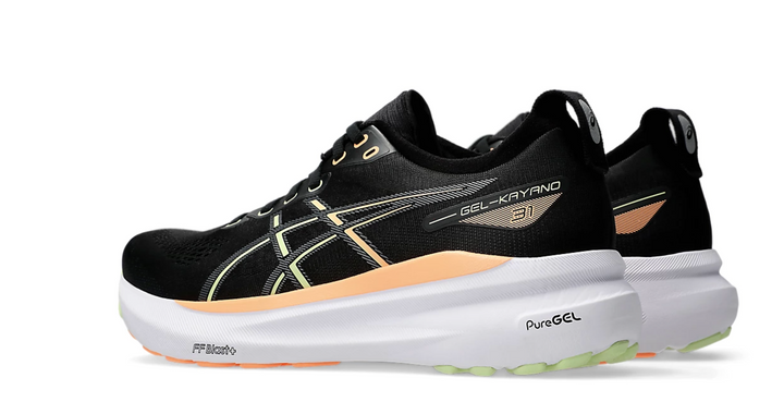 Asics Mens Gel Kayano 31 - Black/Cool Matcha - Stability