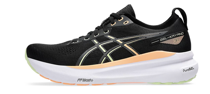 Asics Mens Gel Kayano 31 - Black/Cool Matcha - Stability