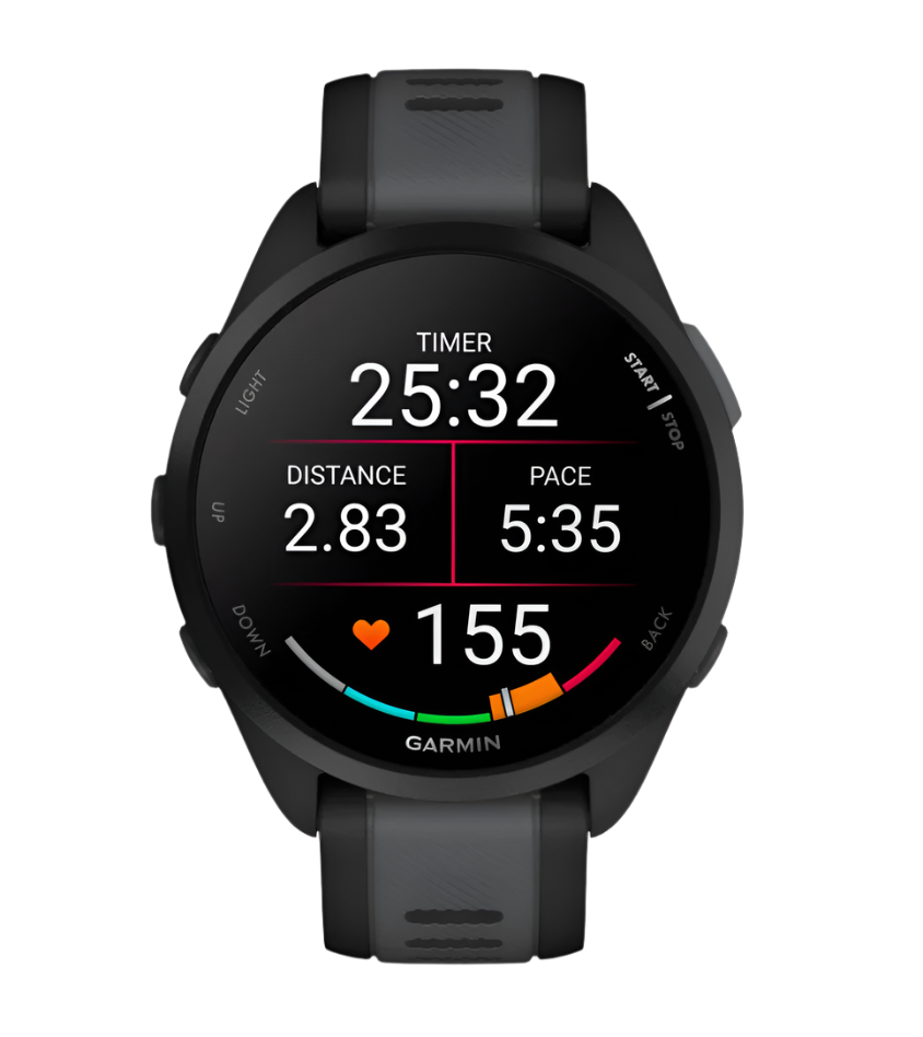 Garmin Forerunner 165 Music - 43mm - Black/Slate Grey