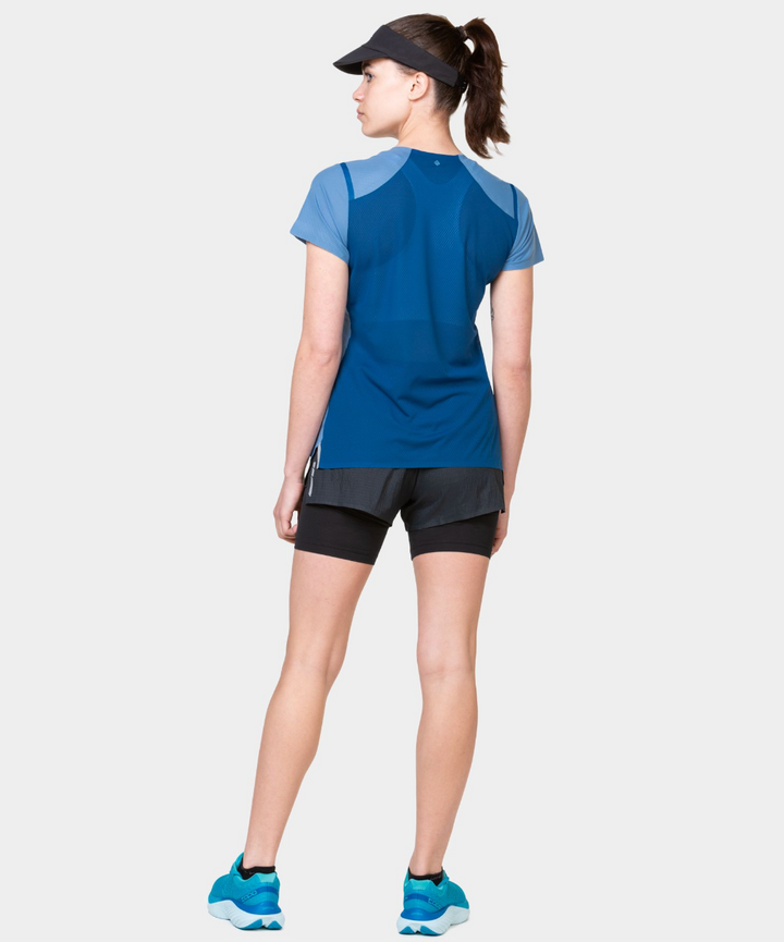 RonHill Womens Tech Race S/S Tee - Island/ Tidal