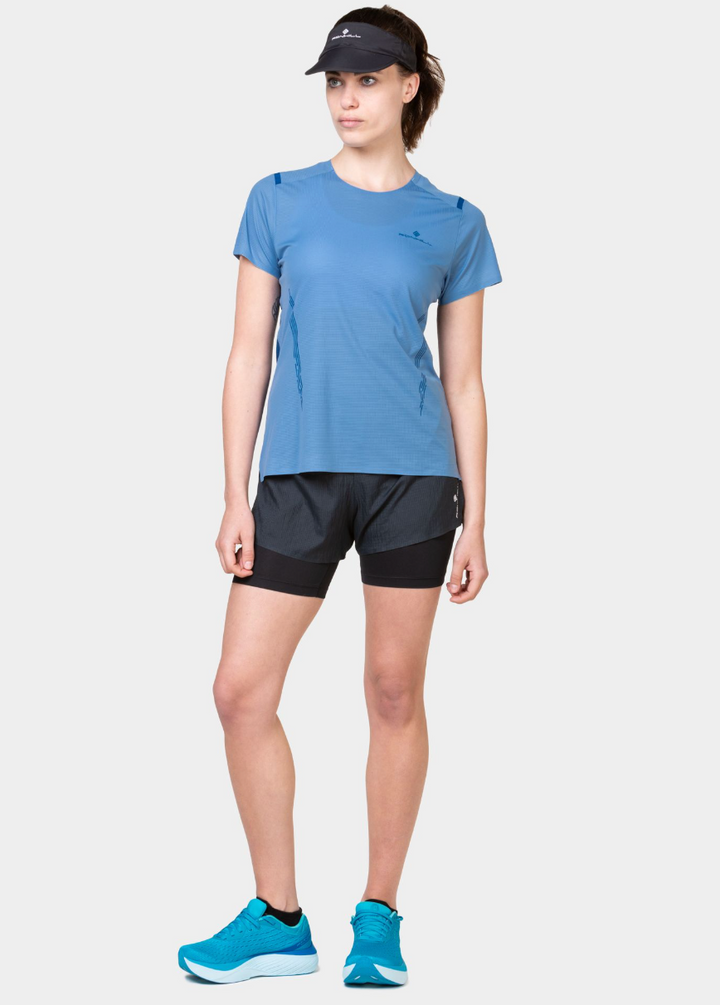 RonHill Womens Tech Race S/S Tee - Island/ Tidal
