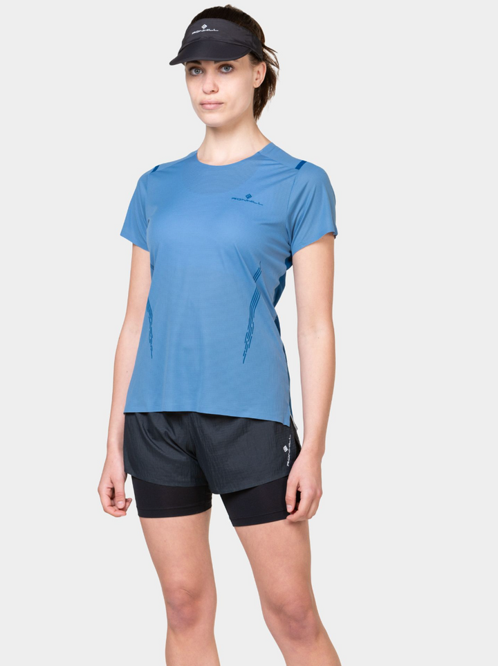 RonHill Womens Tech Race S/S Tee - Island/ Tidal