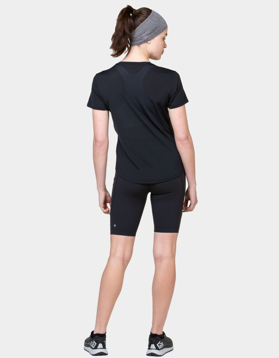 RonHill Womens Tech S/S Tee - All Black