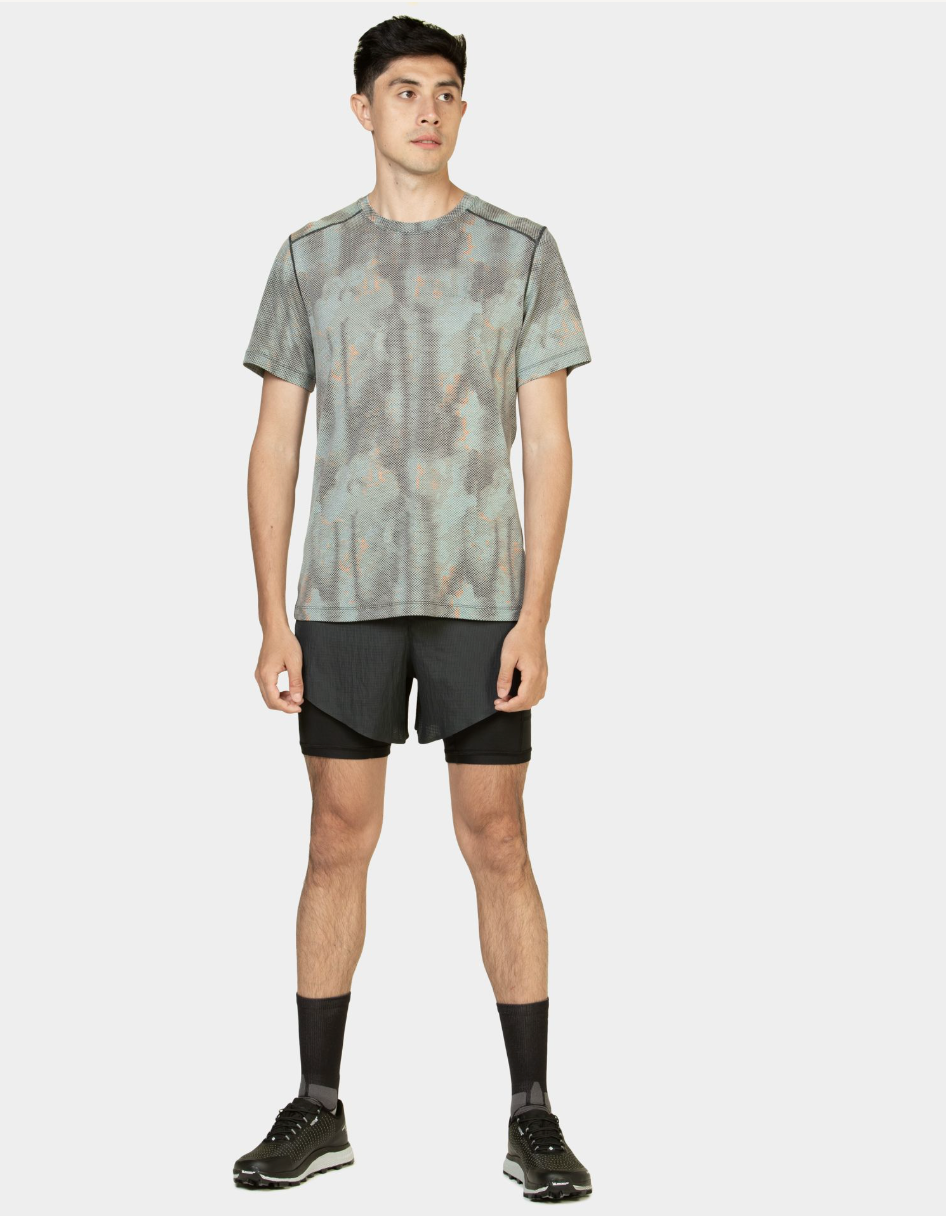 RonHill Mens Tech Golden Hour Tee - Monolith Lost Trails
