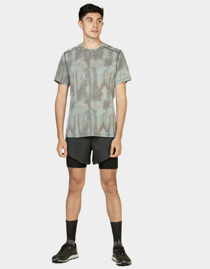 RonHill Mens Tech Golden Hour Tee - Monolith Lost Trails
