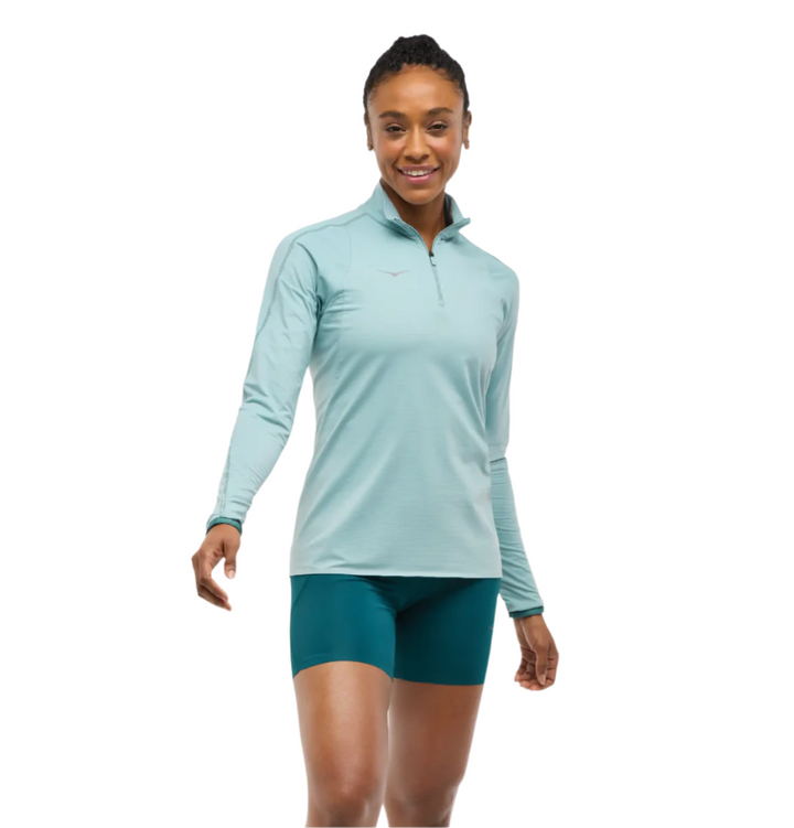 Hoka Womens Glidetech Quarter Zip - Druzy