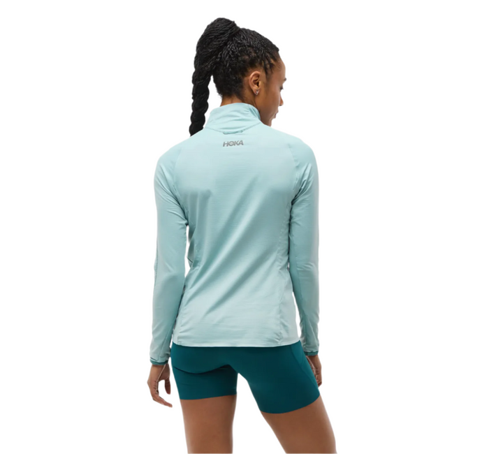 Hoka Womens Glidetech Quarter Zip - Druzy
