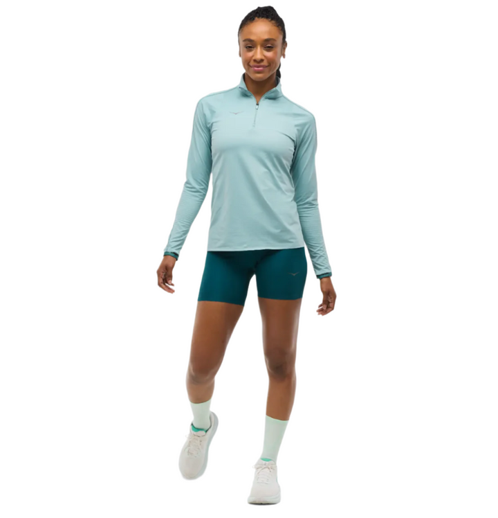 Hoka Womens Glidetech Quarter Zip - Druzy