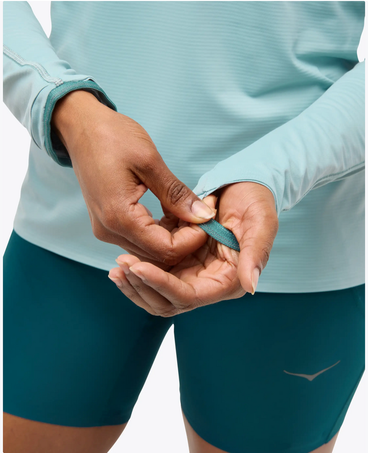 Hoka Womens Glidetech Quarter Zip - Druzy