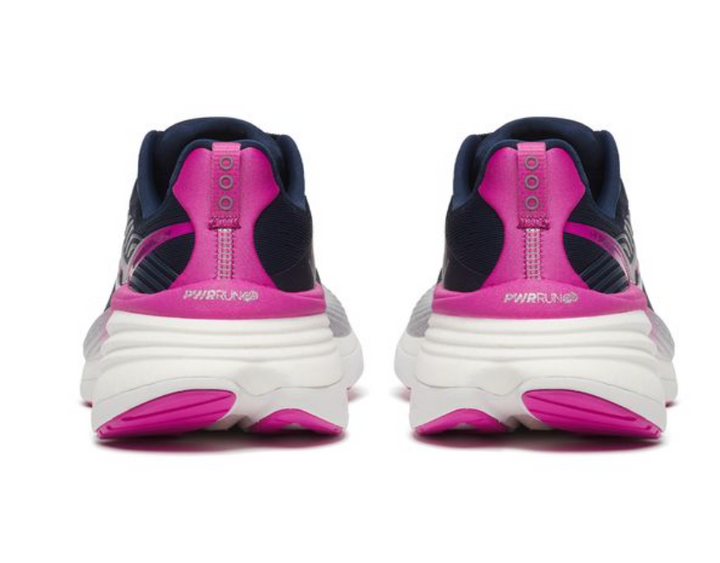 Saucony Womens Hurricane 24 - Navy/Fuchsia  - Stability