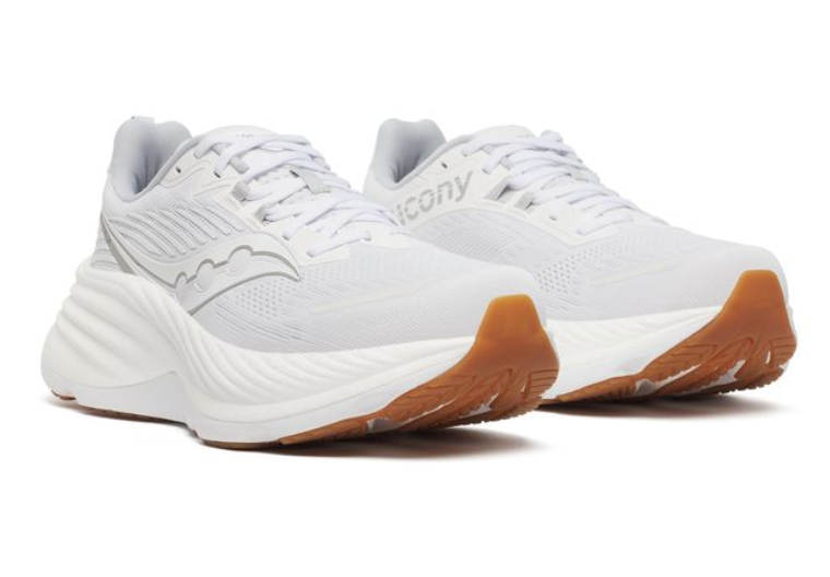 Saucony Mens Hurricane 24 - White/Silver - Stability