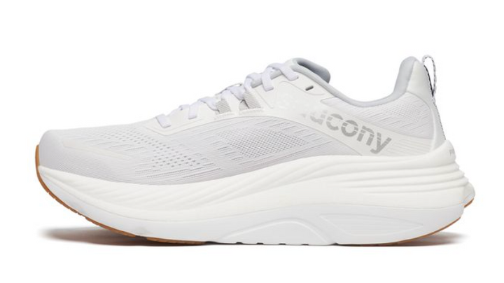 Saucony Mens Hurricane 24 - White/Silver - Stability