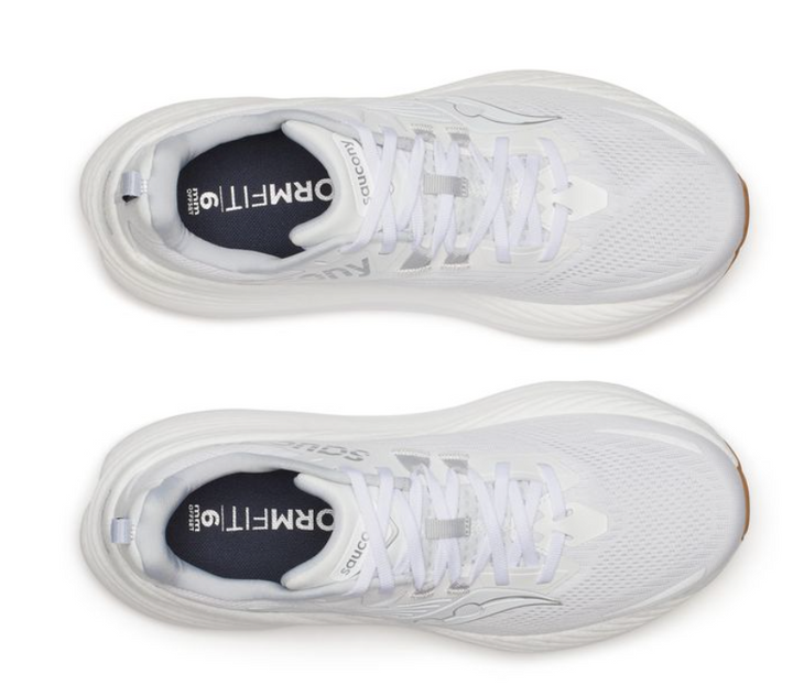 Saucony Mens Hurricane 24 - White/Silver - Stability