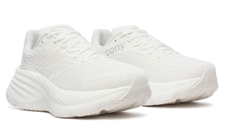 Saucony Mens Hurricane 24 - White/White - Stability