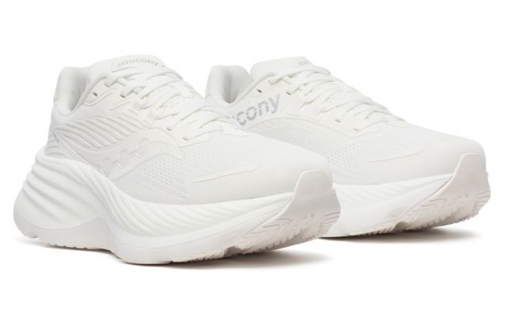 Saucony Mens Hurricane 24 - White/White - Stability