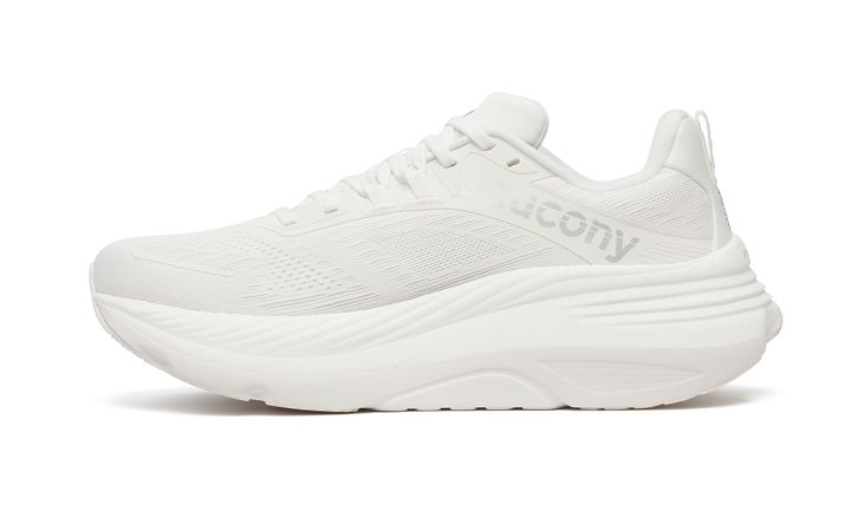 Saucony Mens Hurricane 24 - White/White - Stability
