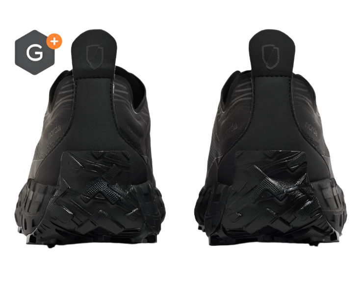 Norda Mens 001A G+ - Stealth Black - Trail - AW25