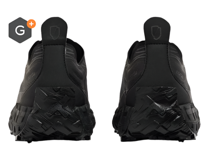 Norda Mens 001A G+ - Stealth Black - Trail - AW25