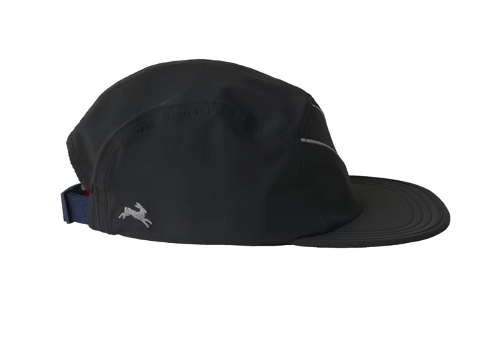 Tracksmith Session Hat – Schwarz/Silber – SS26