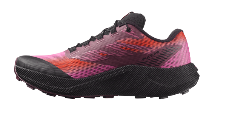 Salomon Womens PULSAR Quiver - Huckleberry/Dragon Fire - Trail - AW26