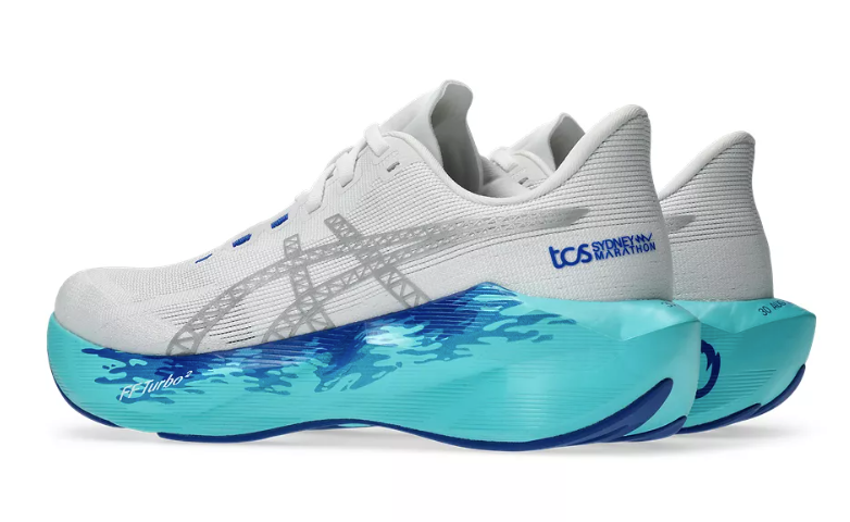 Asics Unisex Novablast 6 Sydney - White/Ice Mint - Neutral - AW26