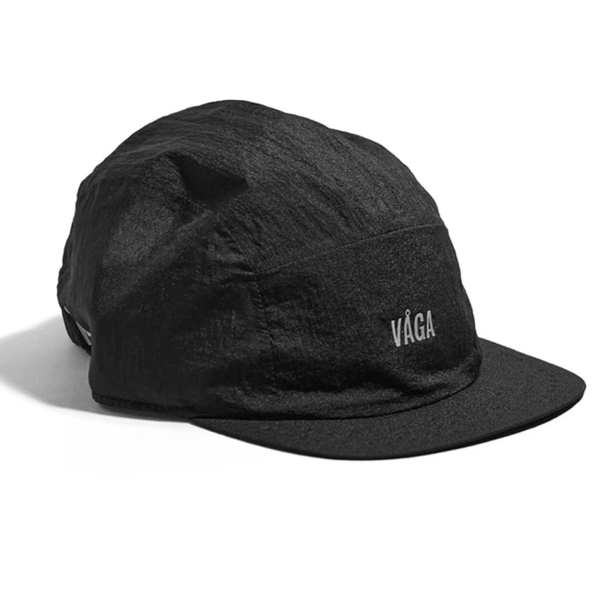 Vaga Wind Resistant Feather Racing Cap - Storm Black - AW26