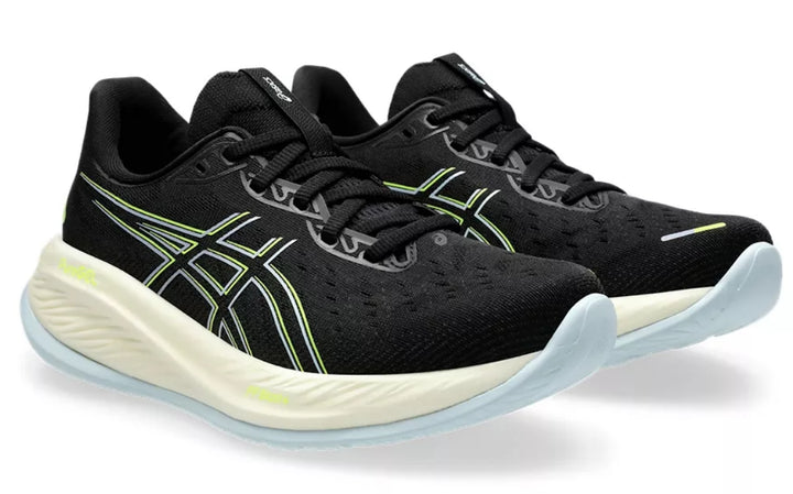 Asics Womens Gel Cumulus 26 - Black/Safety Yellow - Neutral