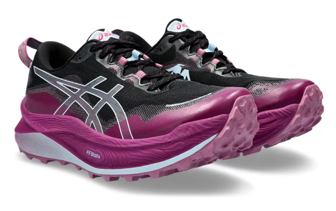 Asics Womens Trabuco Max 3 - Black/Light Blue - Trail