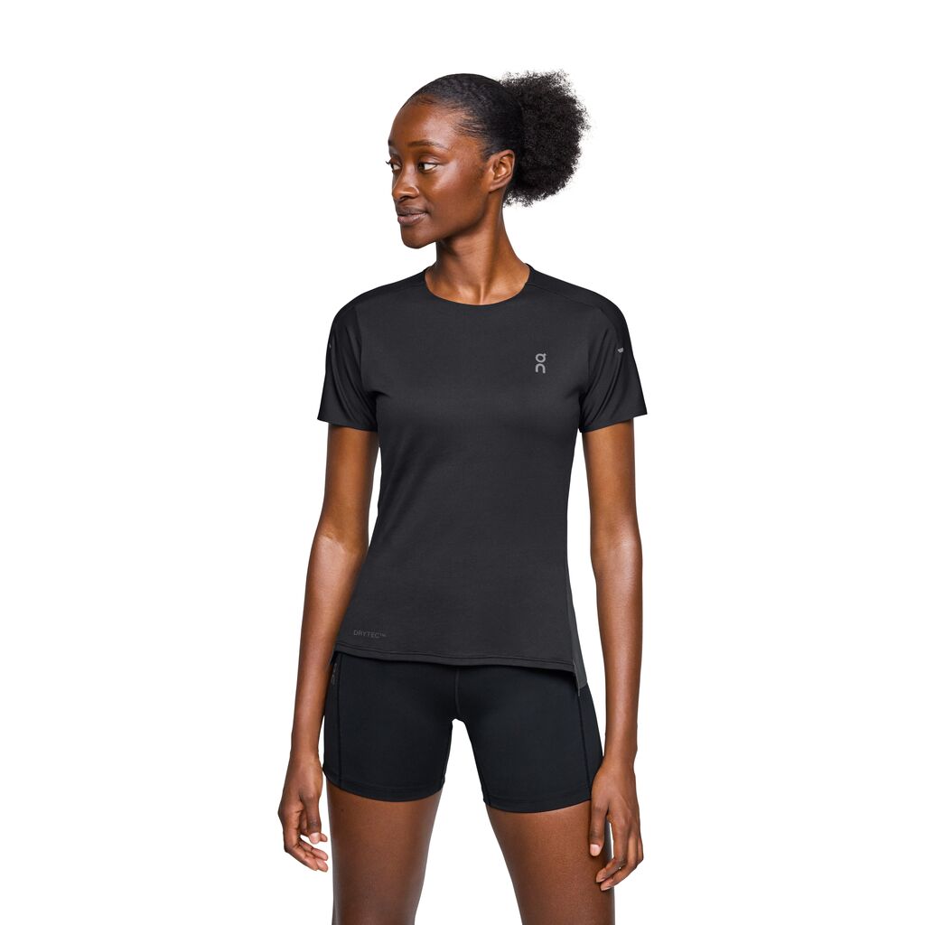 ON Performance T-Shirt für Damen – Schwarz/Eclipse – SS26