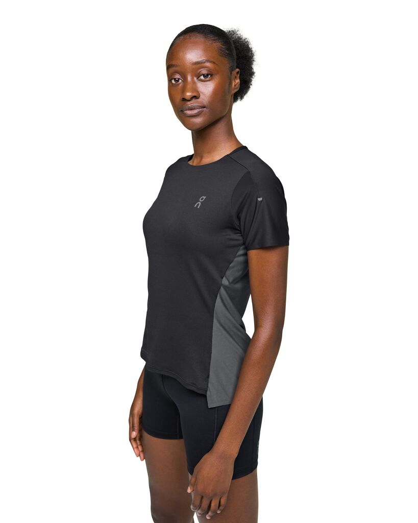 ON Performance T-Shirt für Damen – Schwarz/Eclipse – SS26