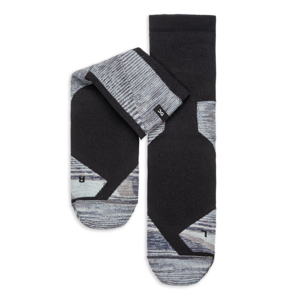 On Explorer Merino Sock Women - Black/Glacier