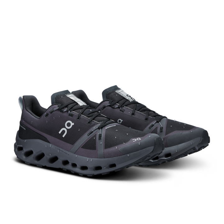 ON Mens Cloudsurfer Trail WP - Black/Eclipse - Trail