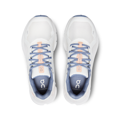 ON Mens Cloudrunner - Undyed-White/Flame - Stability