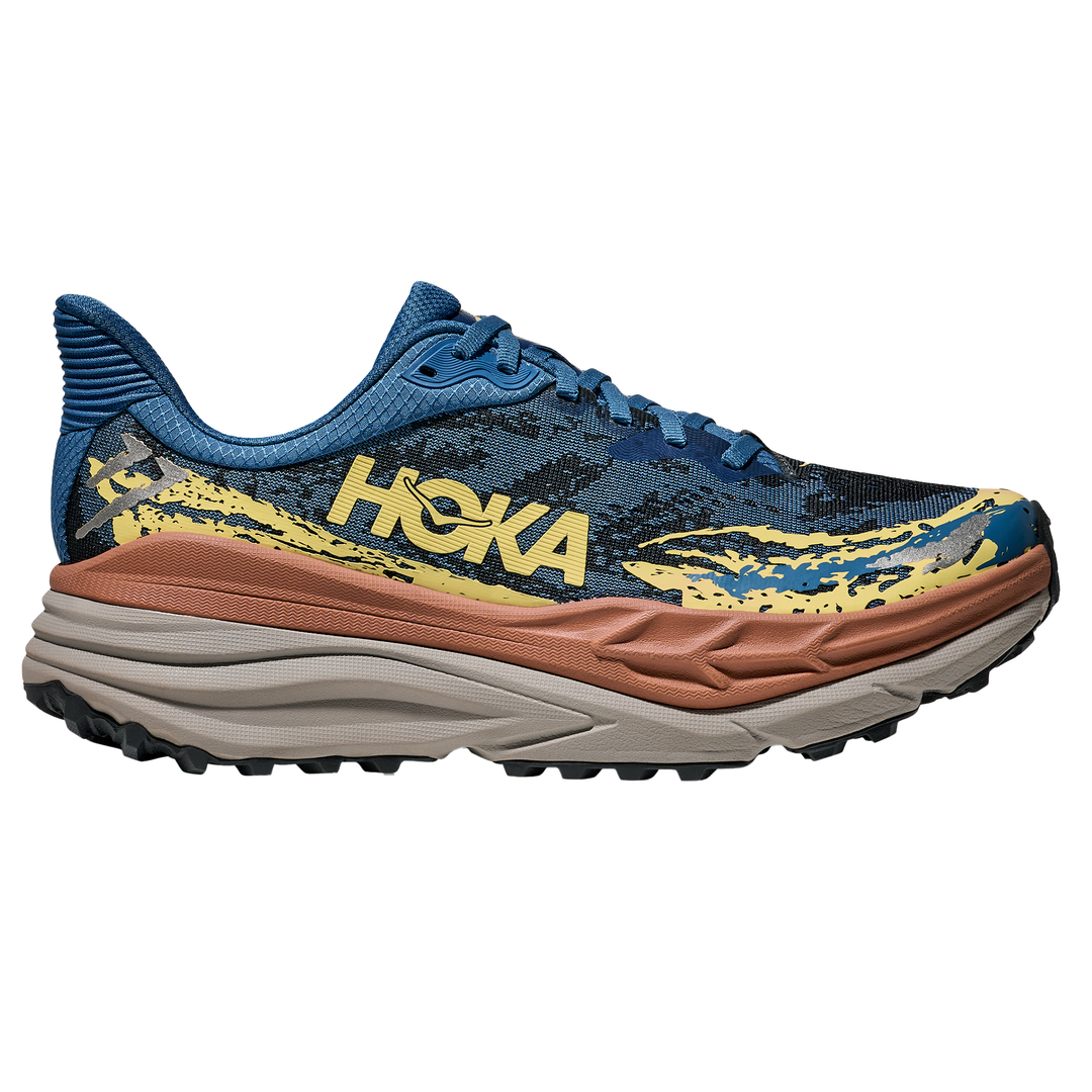Hoka Mens Stinson 7 - Foggy Night/Cardamom - Trail - AW25