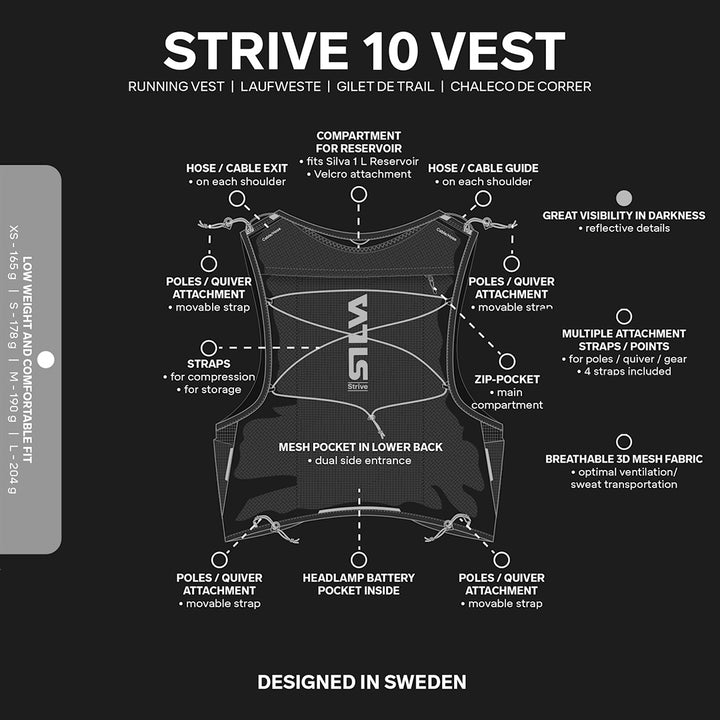 Silva Strive 10 Vest - Black