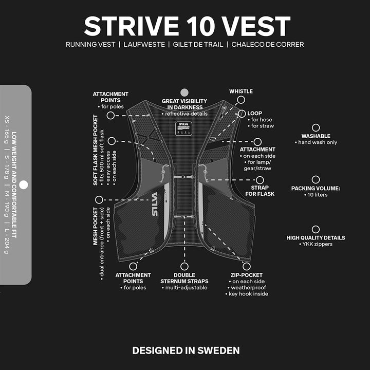 Silva Strive 10 Vest - Black