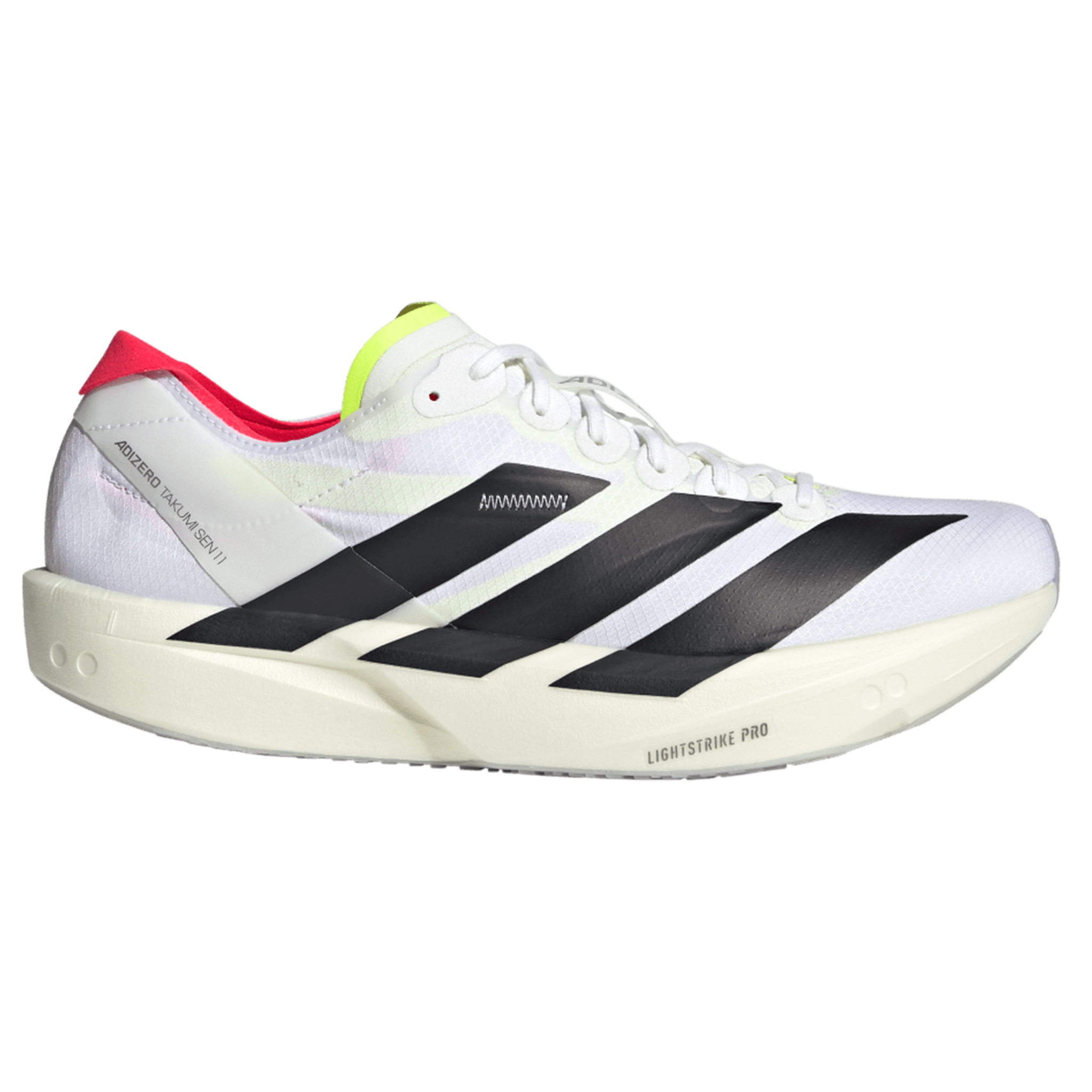 Adidas Mens Takumi Sen 11 - Footwear White/Core Black/Lucid Red - Neutral - AW25