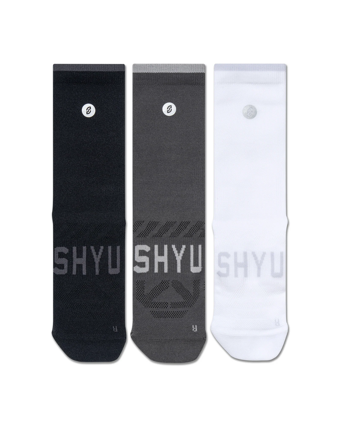 SHYU Training Half Crew Socks 3 Pack - Core - AW26