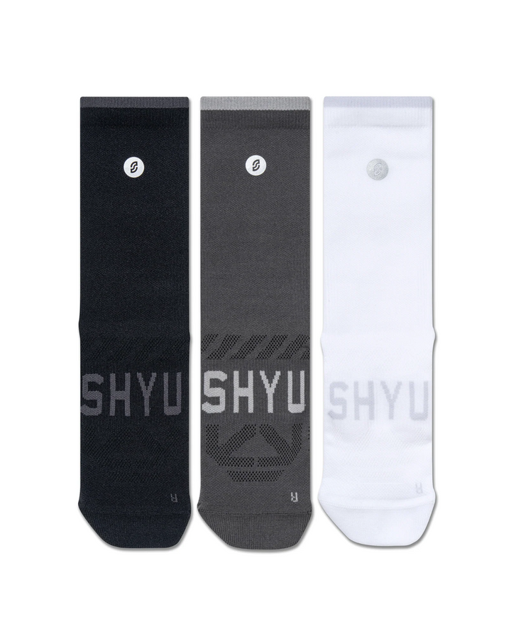 SHYU Training Half Crew Socks 3 Pack - Core - AW26
