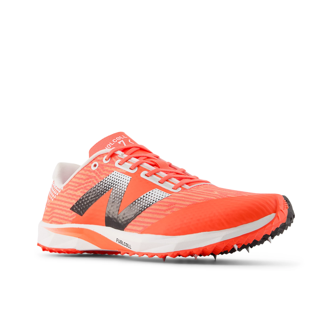 New Balance FuelCell XC7 v5 Cross Country Spikes - Urgent Red/Black/White - AW25