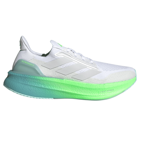 Adidas Mens Ultra Boost 5X Footwear White/Dash Grey/Lime Burst