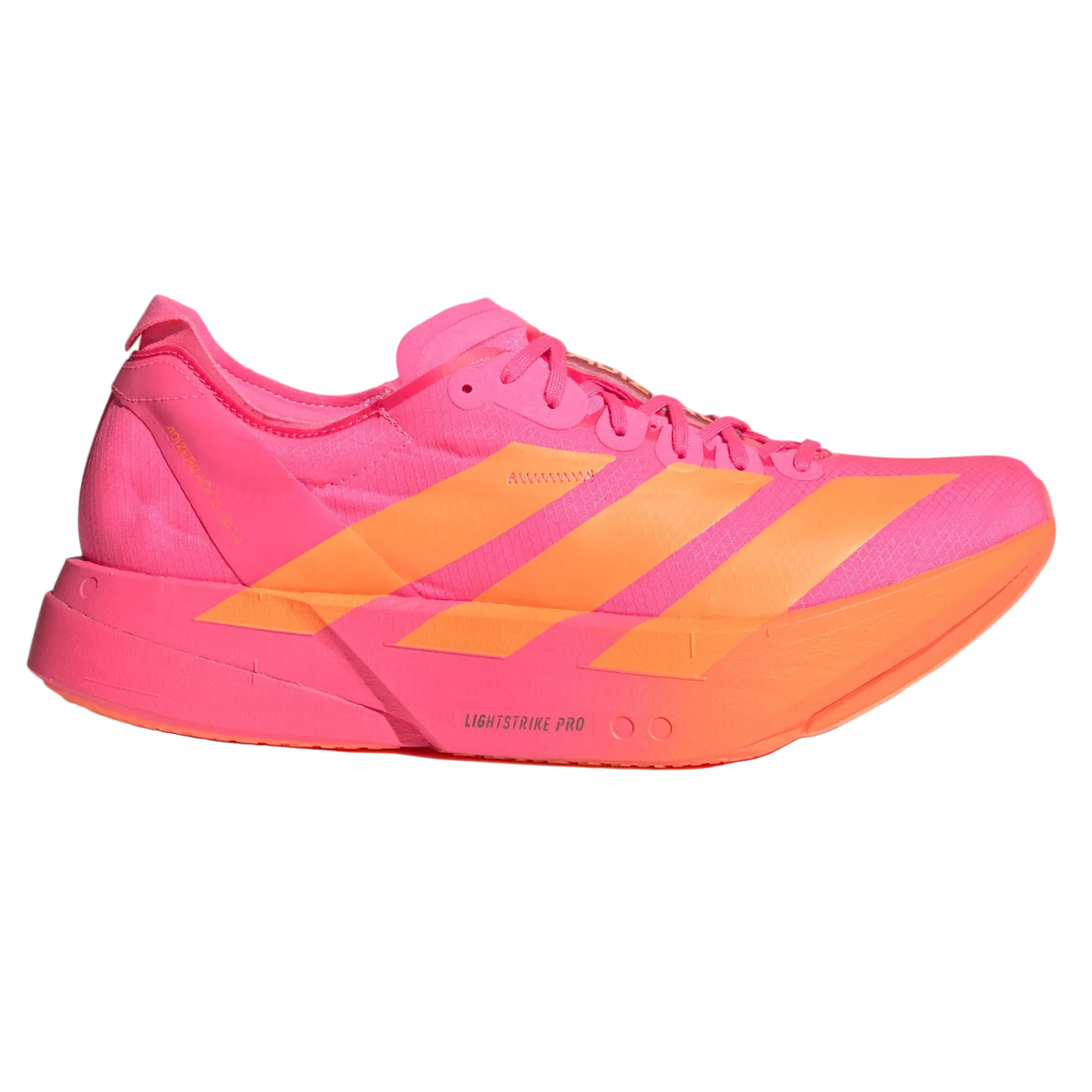 Adidas Mens Adizero Adios Pro 4 - Lucid Pink/Lucid Orange/Iron Metallic - Neutral - SS26