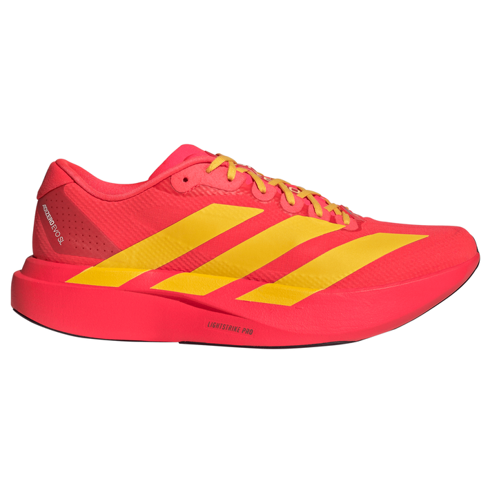 Adidas Mens Adizero Evo SL Woven - Lucid Red/Bold Gold/Semi Lucid Blue - Neutral - SS26