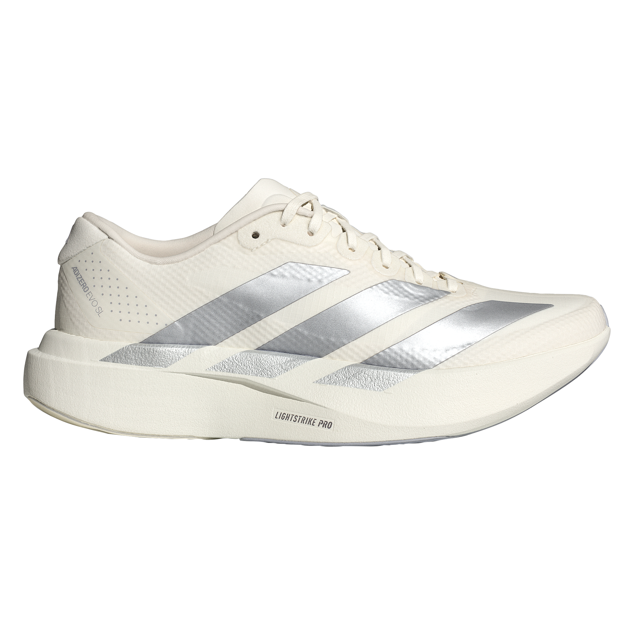 Adidas Womens Adizero Evo SL Woven - Core White/Core White/Halo Silver - Neutral - SS26