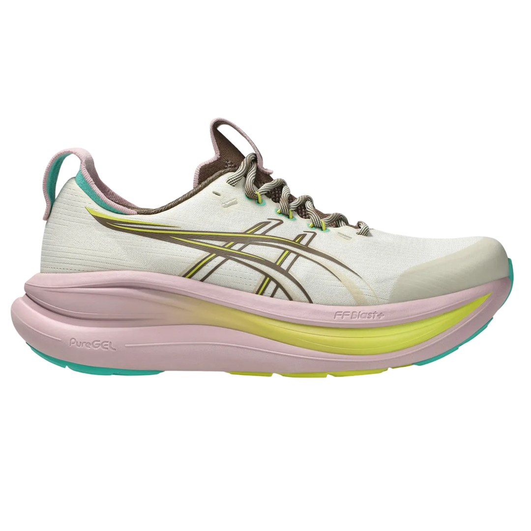 Asics Femme Gel Nimbus 28 TR - Poussière Légère/Clay Canyon - Neutre - SS26