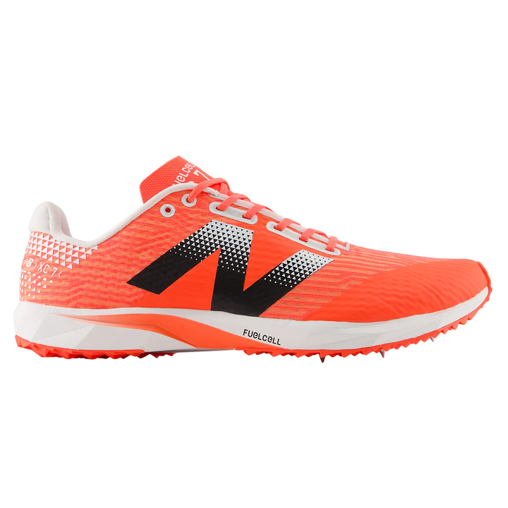 New Balance FuelCell XC7 v5 Cross Country Spikes - Urgent Red/Black/White - AW25