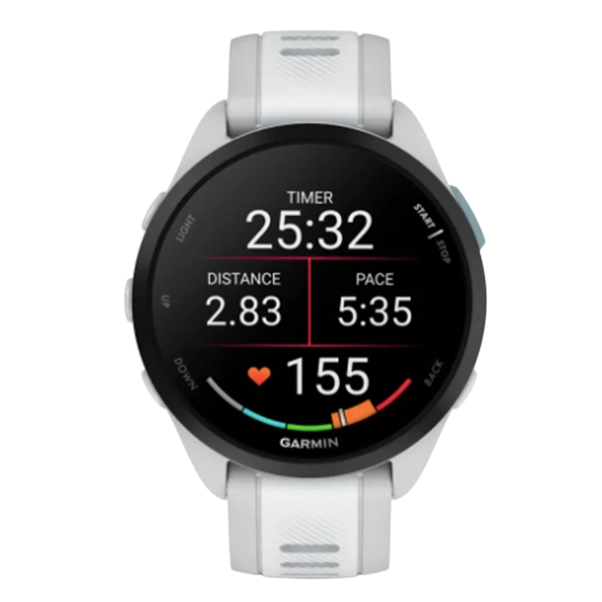 Garmin Forerunner 165 Music - 43mm - Mist Grey/ Whitestone